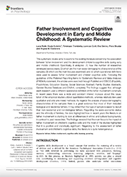 O envolvimento do pai na primeira infância e seus impactos para o desenvolvimento cognitivo: uma revisão sistemática