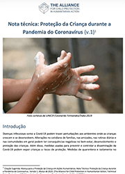 Proteção da criança durante a pandemia de coronavírus