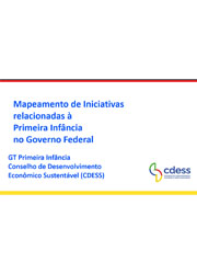 Mapeamento de Iniciativas relacionadas à Primeira Infância no Governo Federal