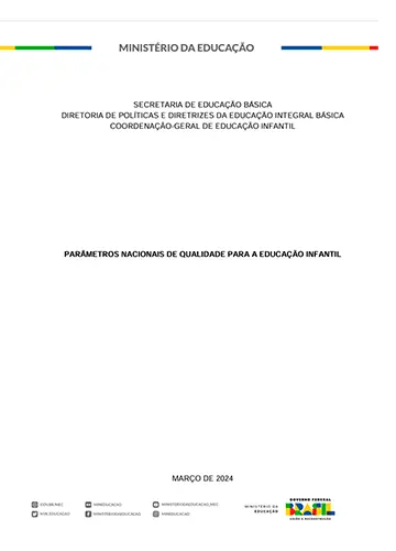 Uma menina negra com trancinhas está sentada em uma cadeira vermelha de plástico, apoiando o braço em uma mesinha rosa. A imagem ilustra publicação com o documento 